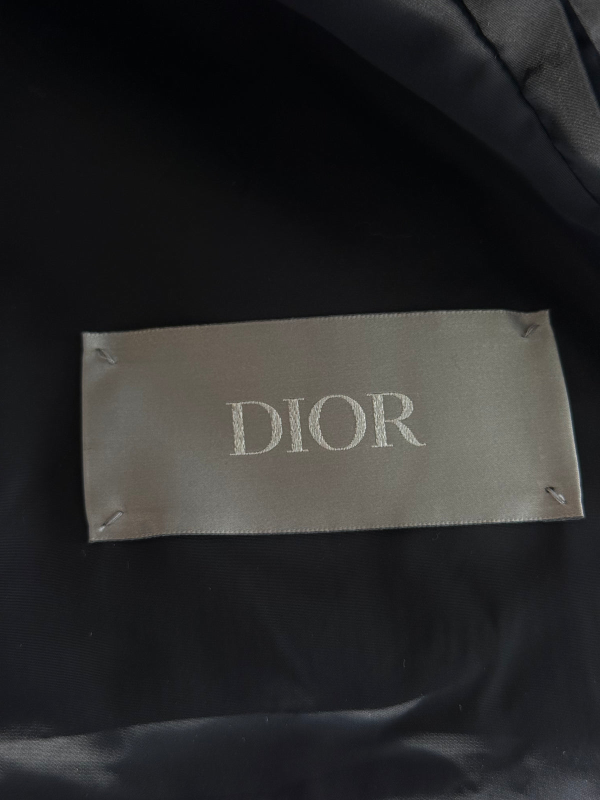Dior Black Oblique Knit Puffer Jacket