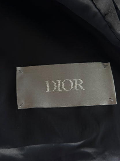 Dior Black Oblique Knit Puffer Jacket