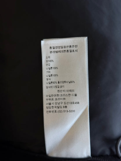 Dior Black Oblique Knit Puffer Jacket