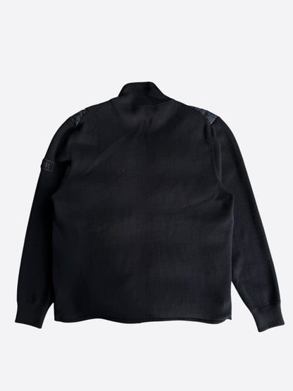 Dior Black Oblique Knit Puffer Jacket
