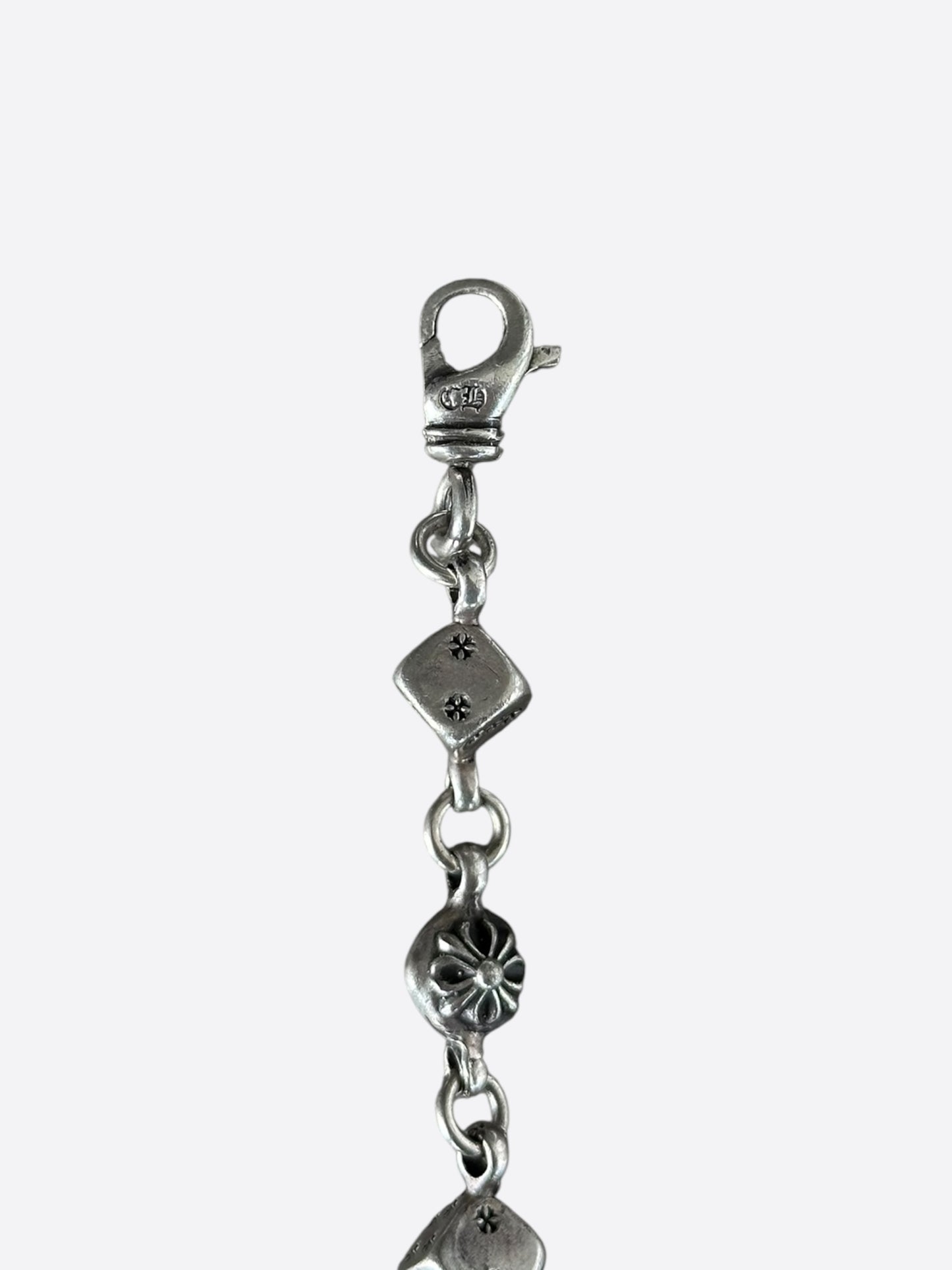 Chrome Hearts Silver Dice Bracelet