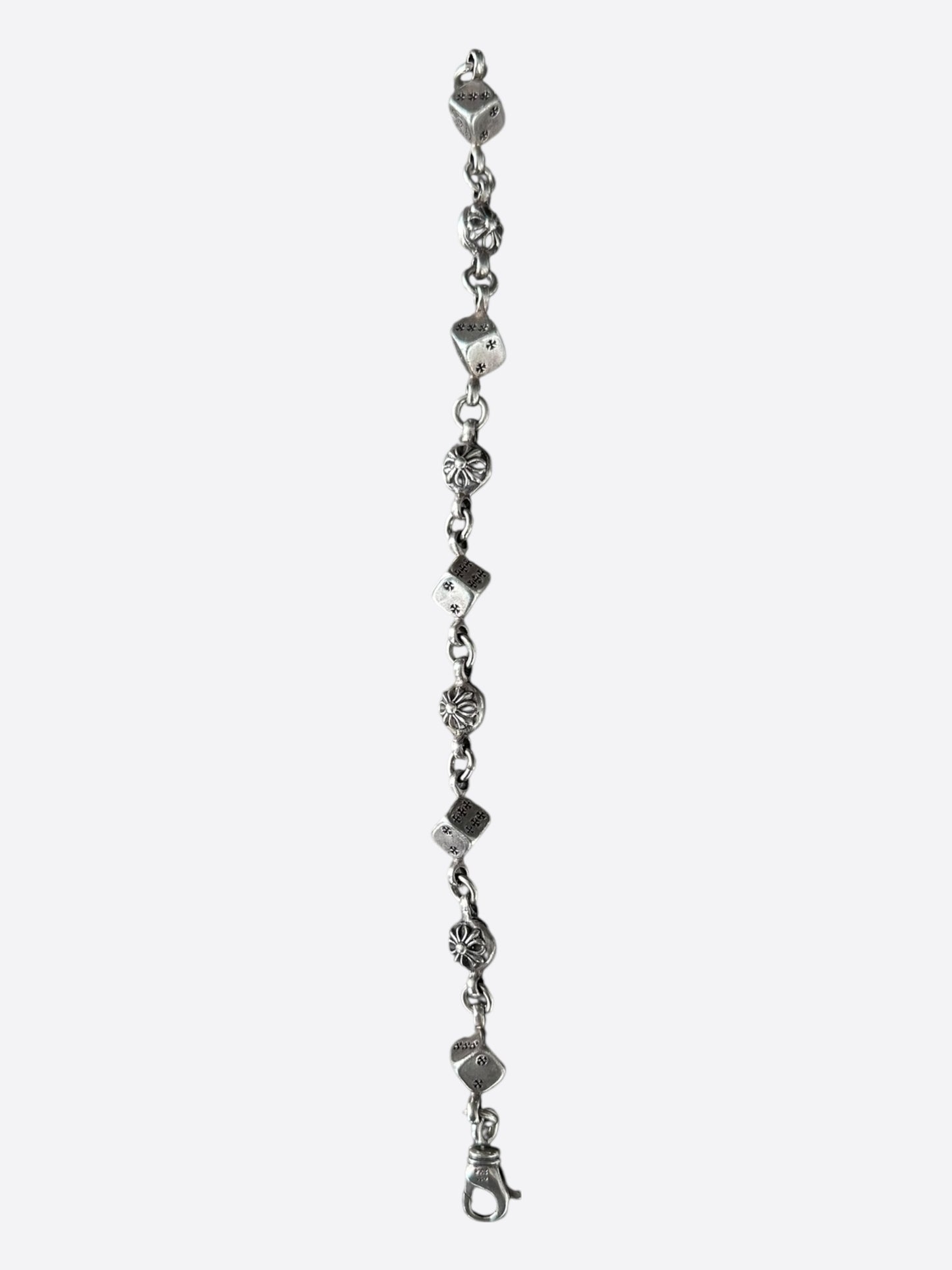 Chrome Hearts Silver Dice Bracelet
