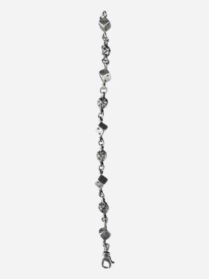 Chrome Hearts Silver Dice Bracelet
