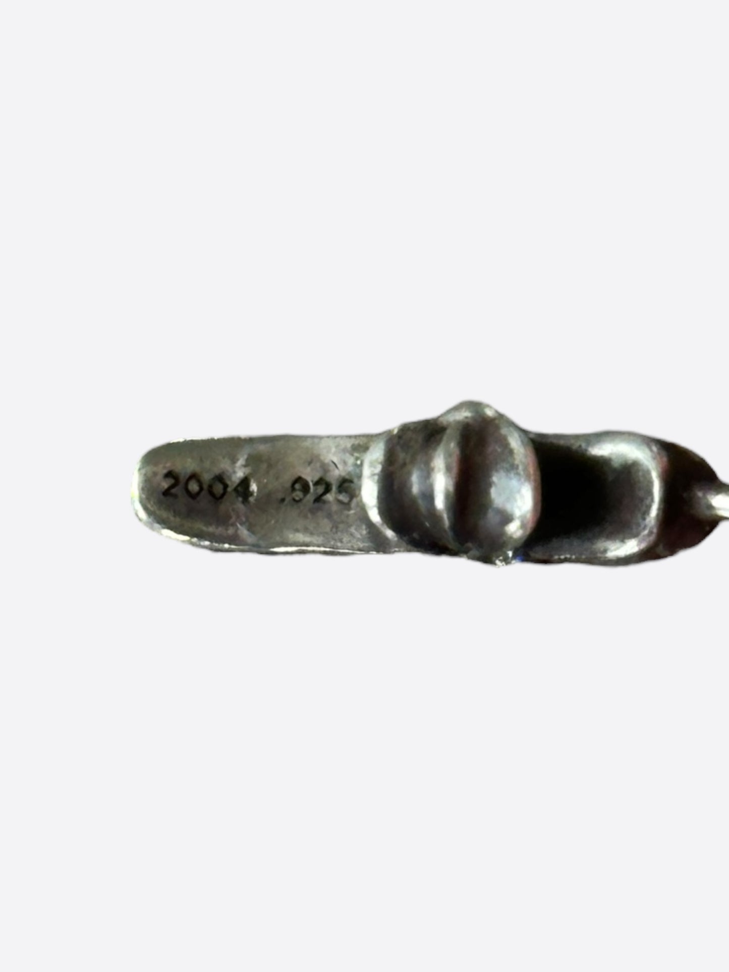 Chrome Hearts Silver & Diamond Baby Fat Pendant