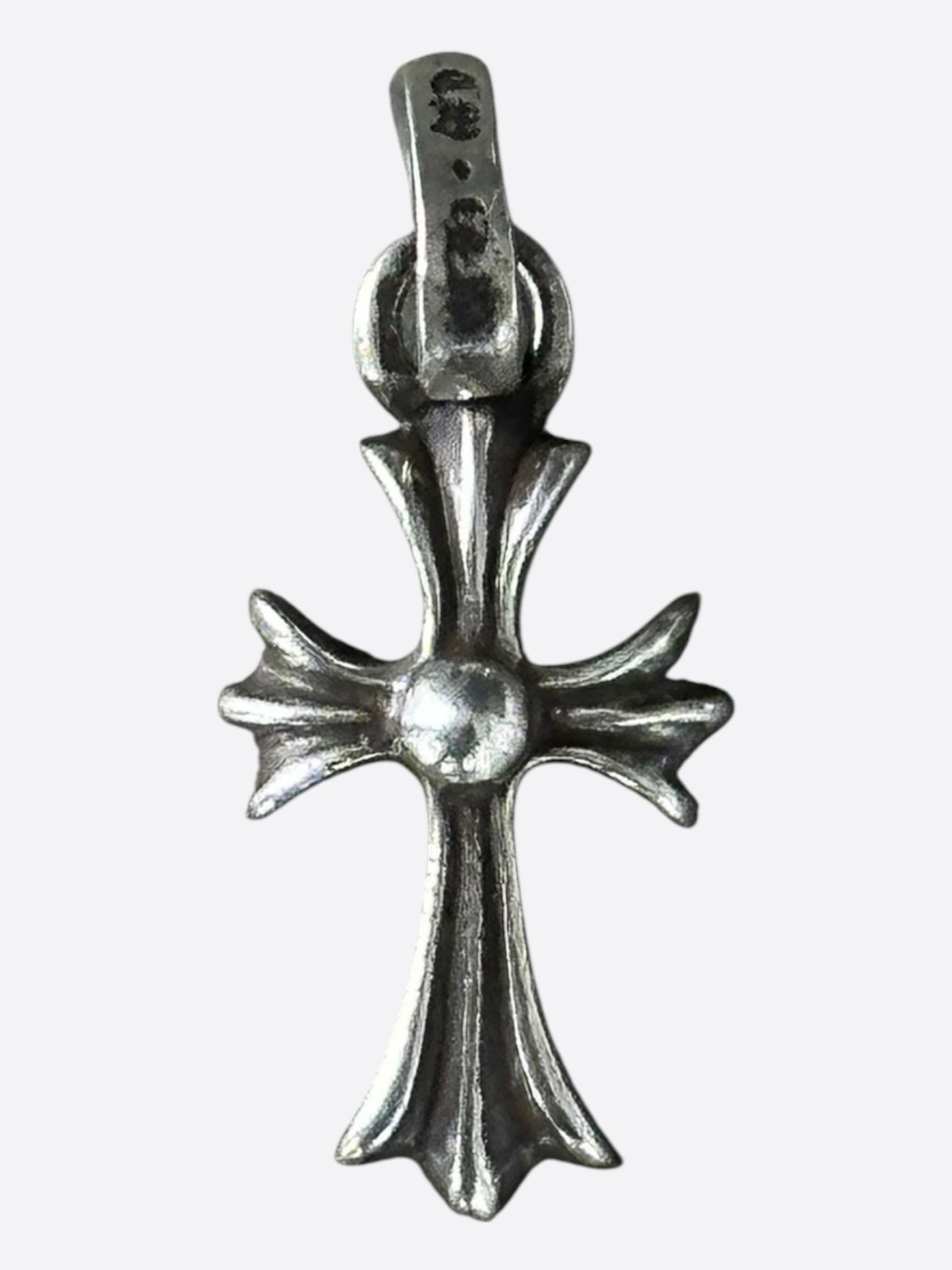 Chrome Hearts Silver & Diamond Baby Fat Pendant