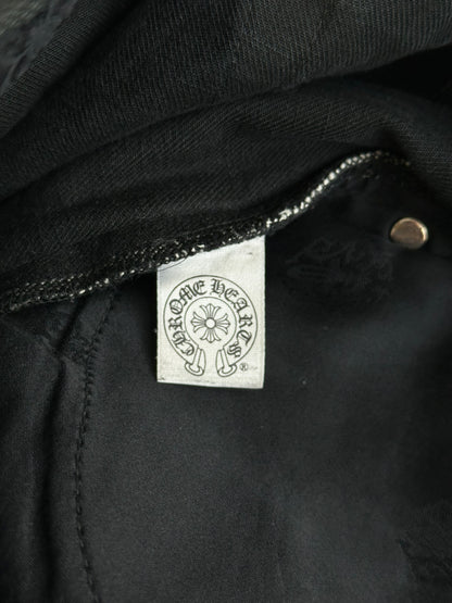 Chrome Hearts Black Cross Patch Jeans