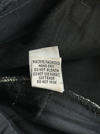 Chrome Hearts Black Cross Patch Jeans