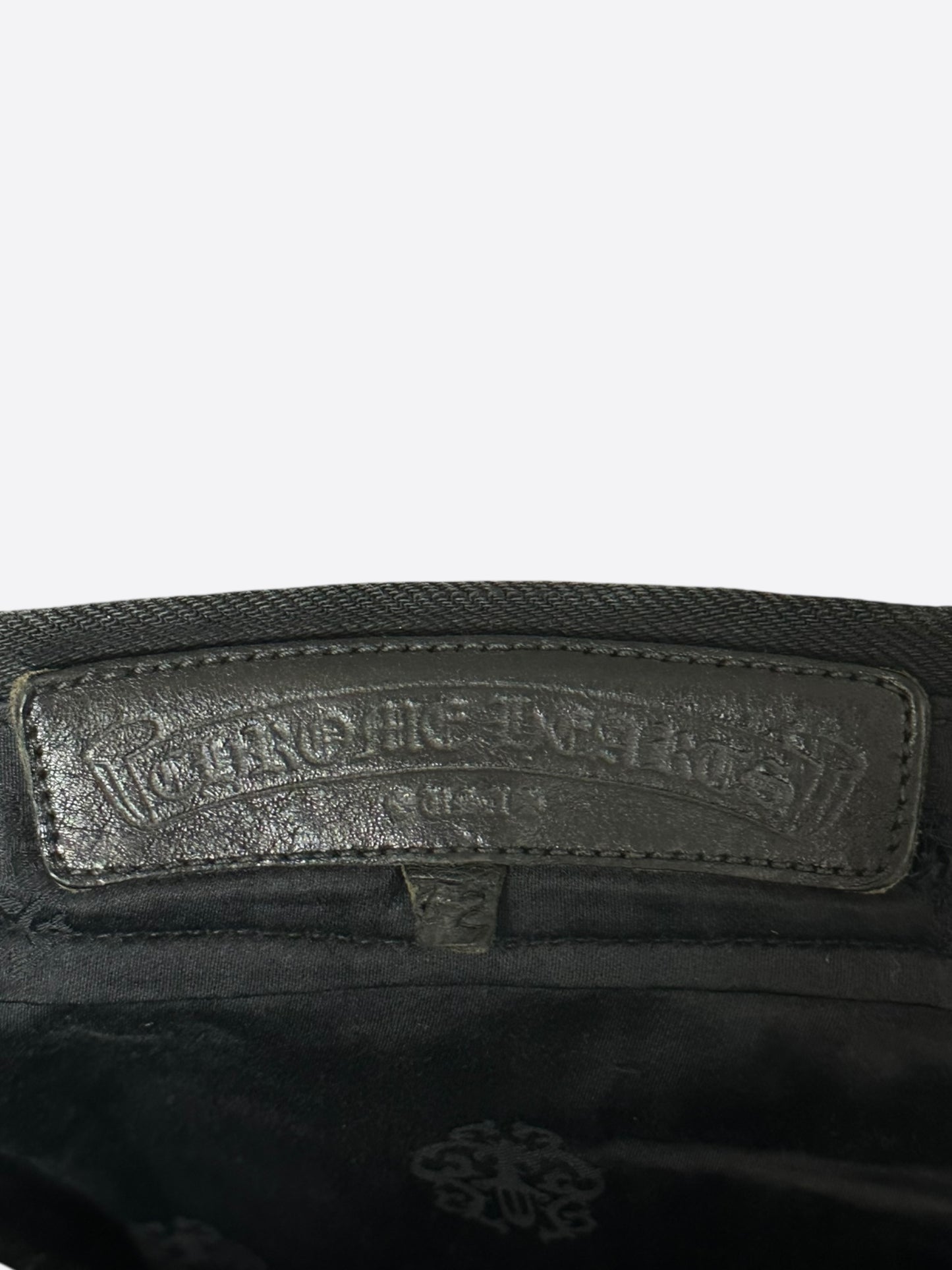 Chrome Hearts Black Cross Patch Jeans