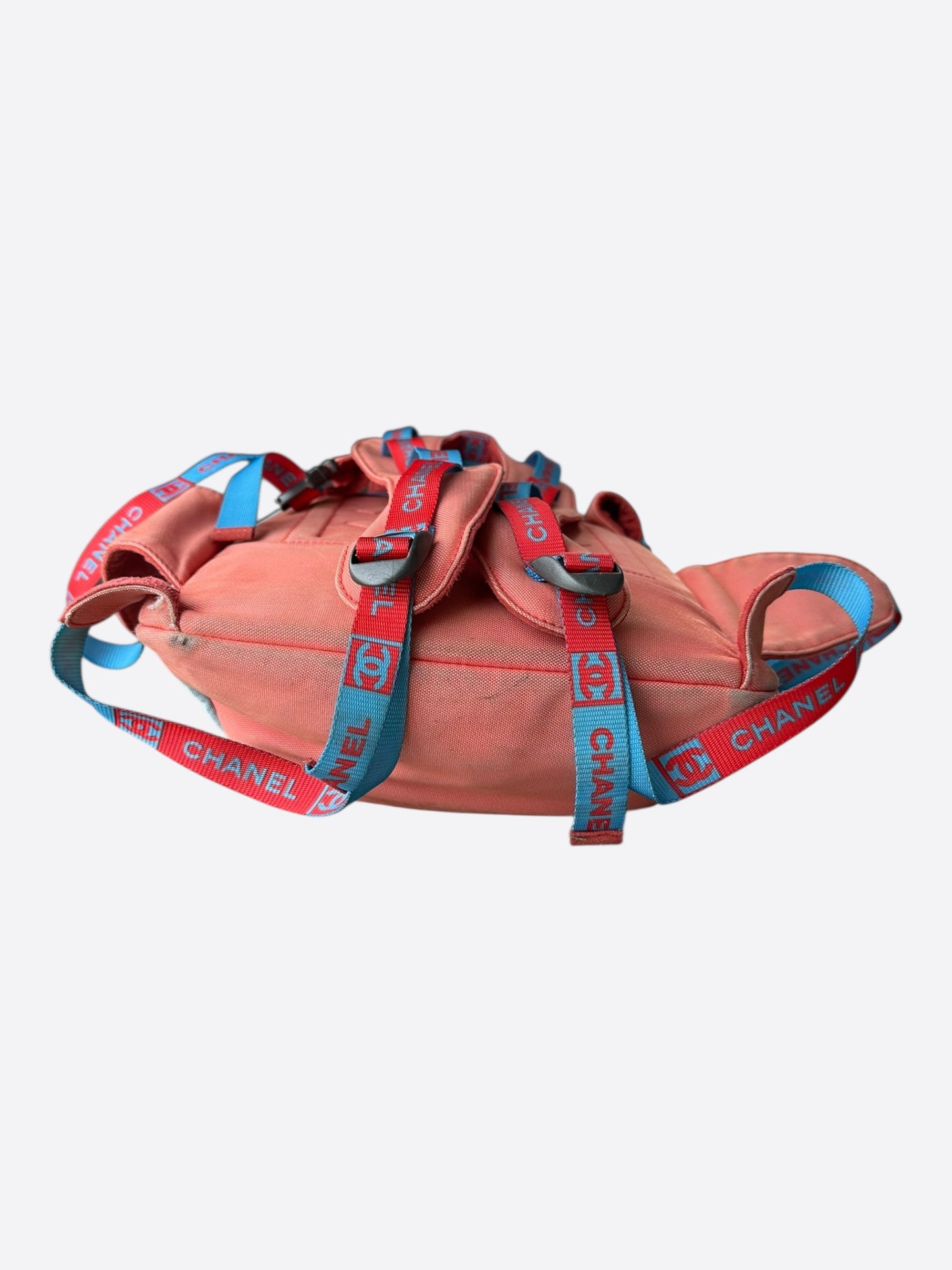 Chanel Blue & Orange CC Logo Backpack