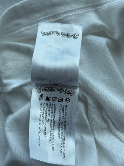 Chrome Hearts White Sunset Gradient T-Bar Logo Longsleeve T-Shirt
