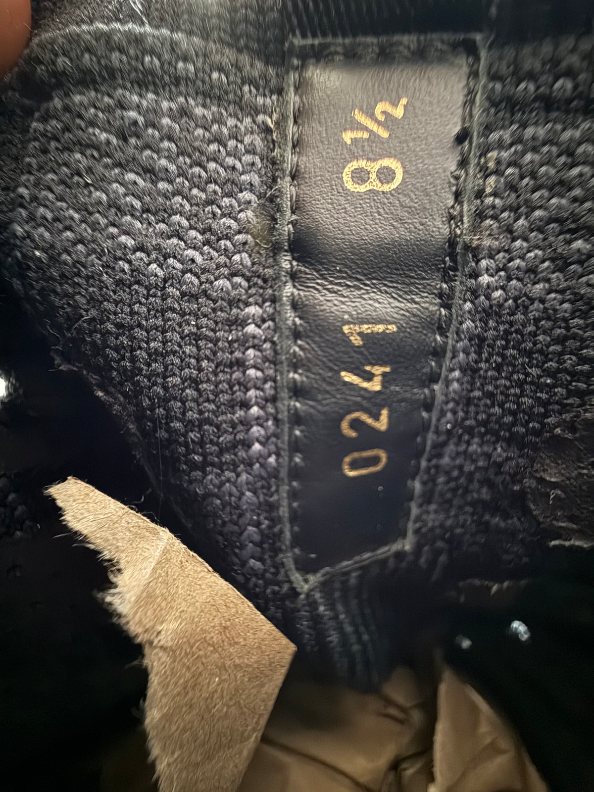 Louis Vuitton Black Damier Fastlane Sneakers