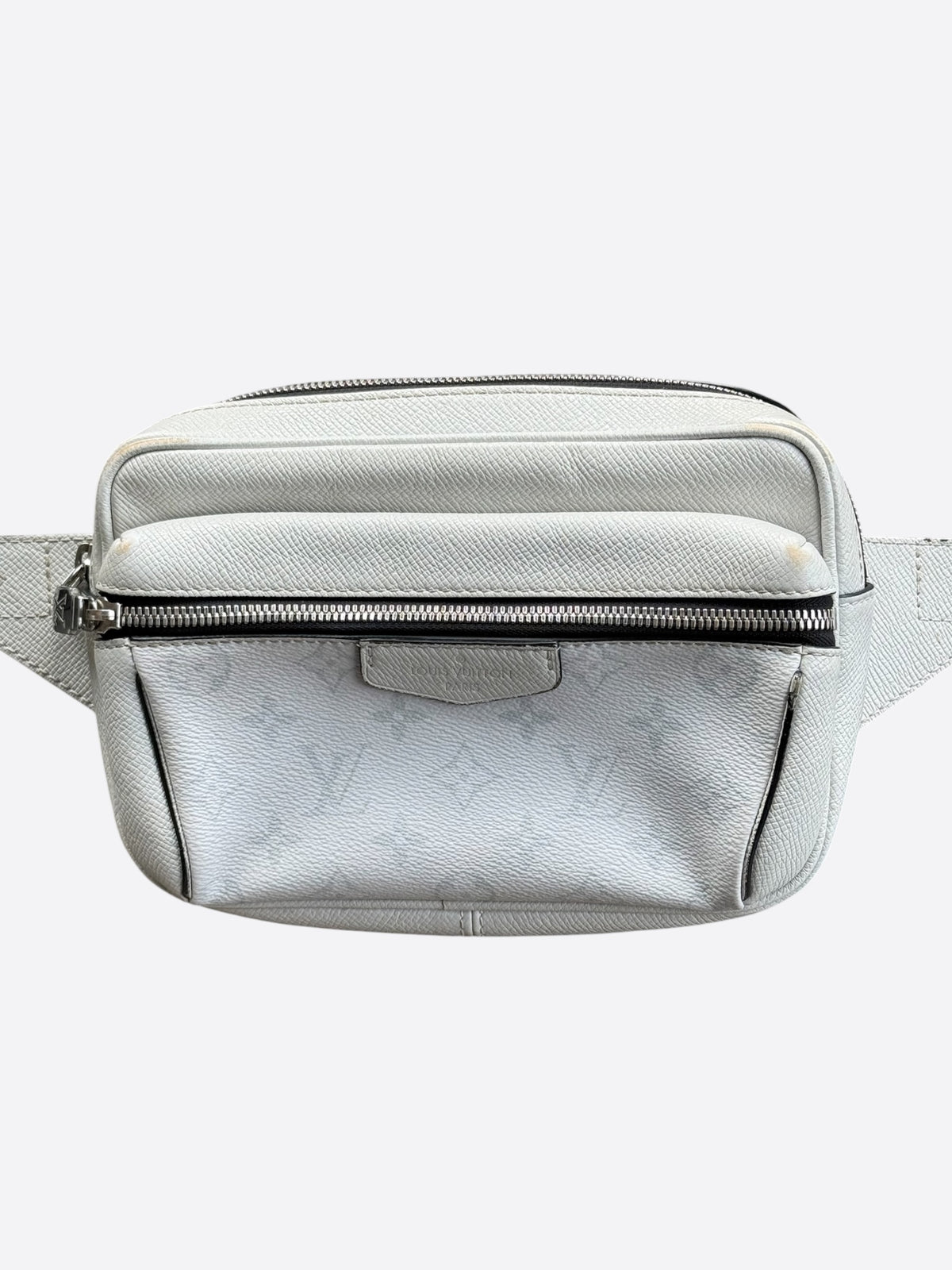 Louis Vuitton White Taigarama Monogram Outdoor Bumbag
