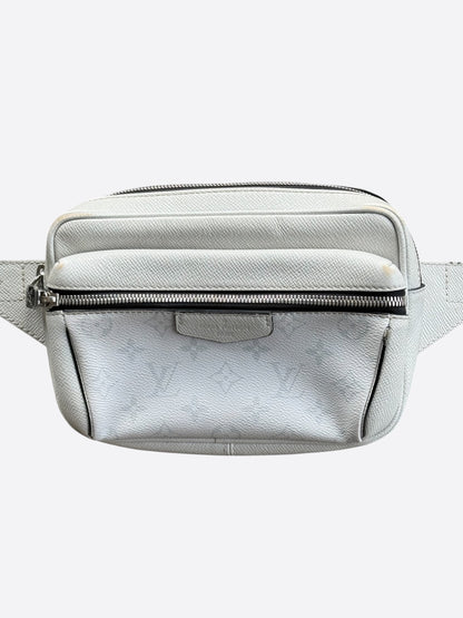Louis Vuitton White Taigarama Monogram Outdoor Bumbag