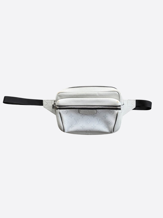 Louis Vuitton White Taigarama Monogram Outdoor Bumbag