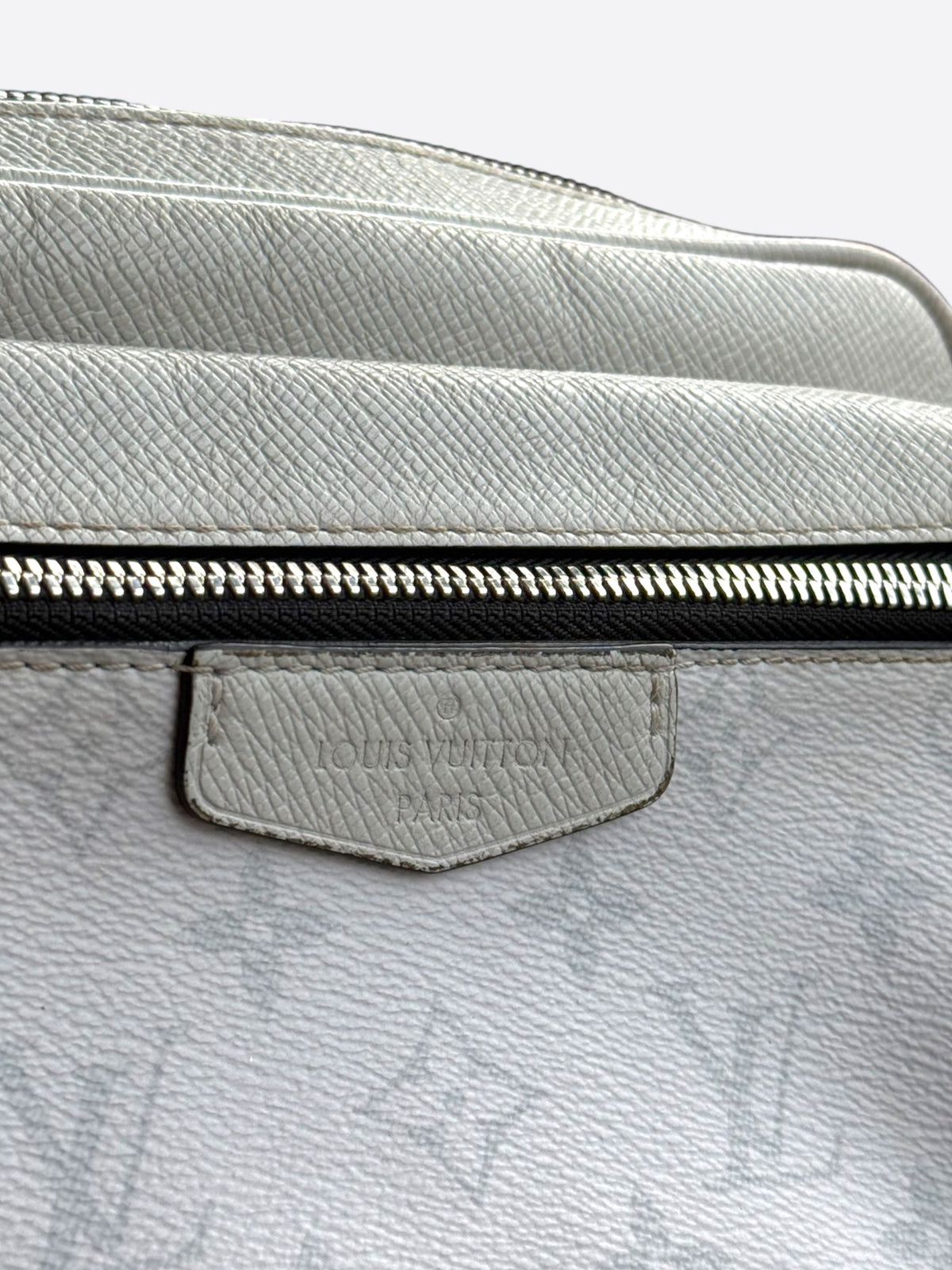 Louis Vuitton White Taigarama Monogram Outdoor Bumbag