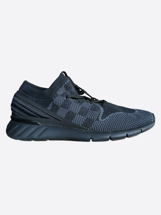 Louis Vuitton Black Damier Fastlane Sneakers