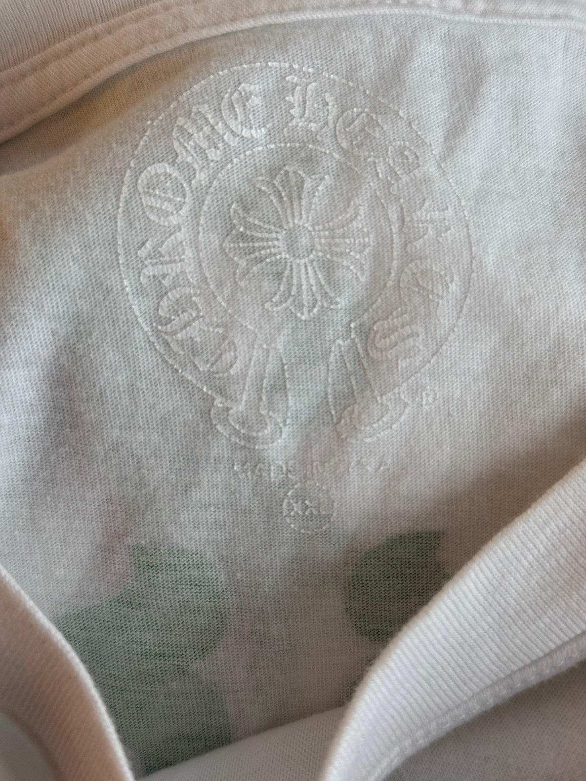 Chrome Hearts White, Green & Red Dagger Longsleeve T-Shirt