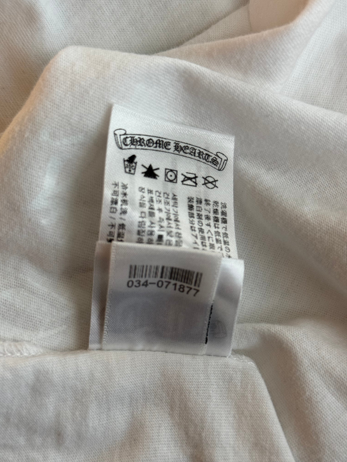 Chrome Hearts White, Green & Red Dagger Longsleeve T-Shirt