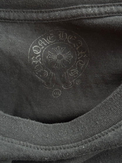Chrome Hearts Black & White Cross Logo Longsleeve T-Shirt