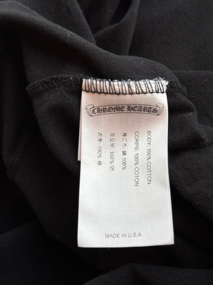 Chrome Hearts Black & White Cross Logo Longsleeve T-Shirt