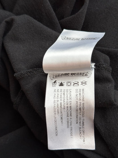 Chrome Hearts Black & White Cross Logo Longsleeve T-Shirt