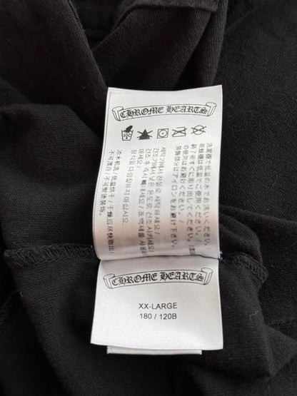 Chrome Hearts Black & White Cross Logo Longsleeve T-Shirt