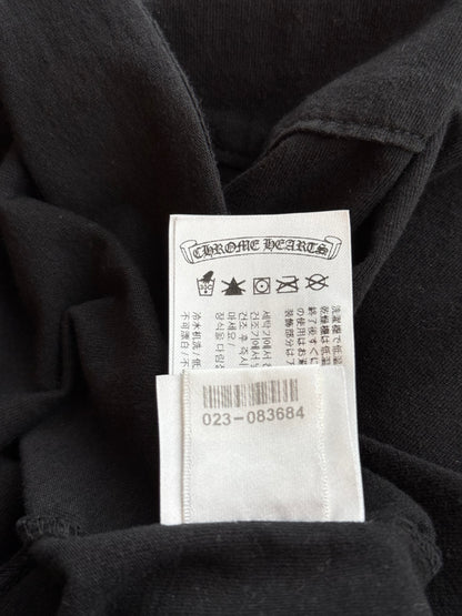 Chrome Hearts Black & White Cross Logo Longsleeve T-Shirt
