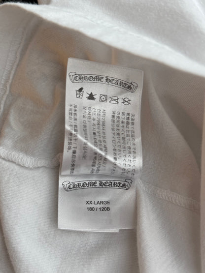 Chrome Hearts White & Yellow Eyechart Graphic T-Shirt