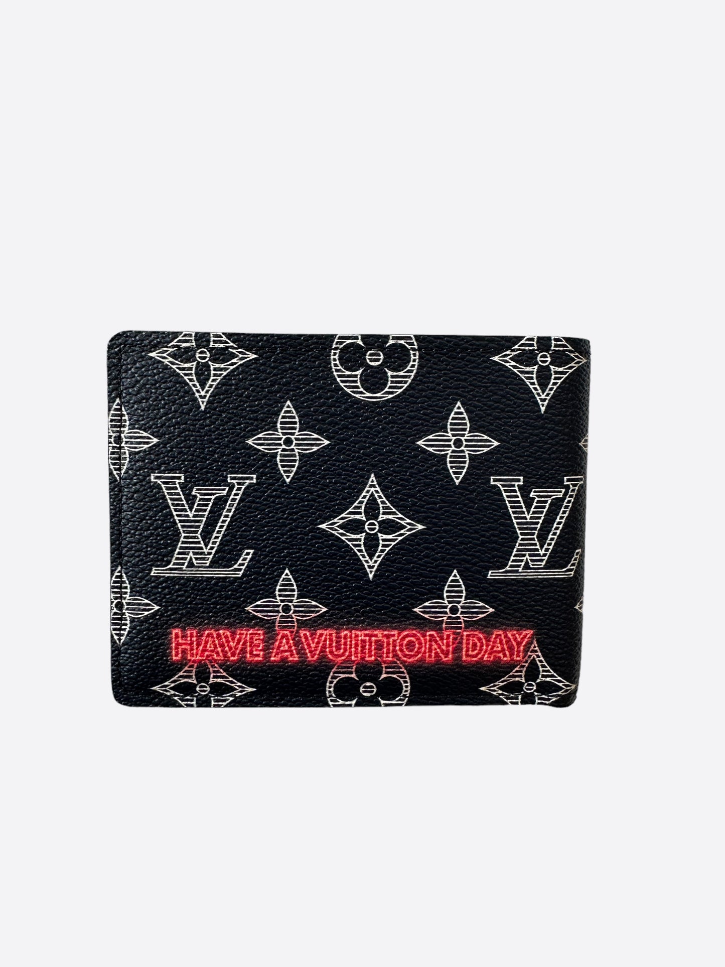 Louis Vuitton Navy Upside Down Monogram Multiple Wallet