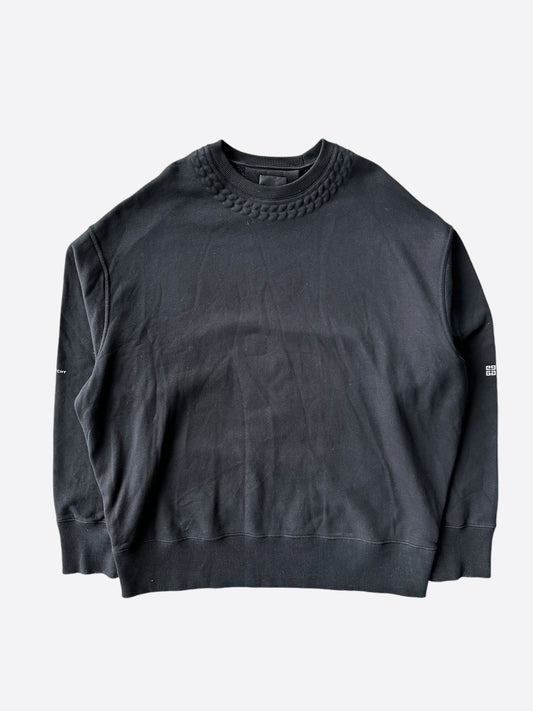 Givenchy Black Cuban Chain Sweater