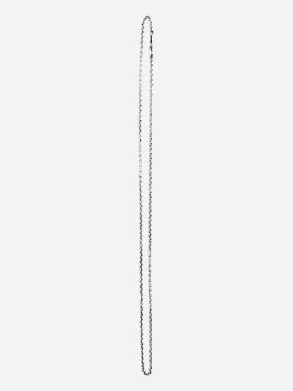 Chrome Hearts Silver Roll Necklace