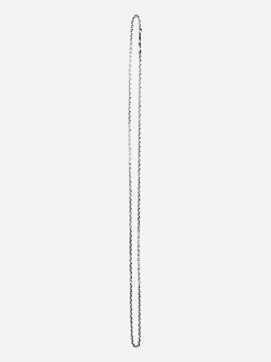Chrome Hearts Silver Roll Necklace