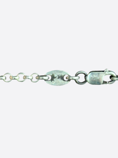 Chrome Hearts Silver Roll Necklace