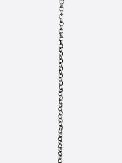 Chrome Hearts Silver Roll Necklace