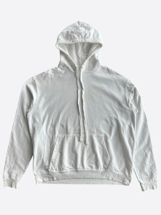 Chrome Hearts White Glow In The Dark Horseshoe Logo Hoodie