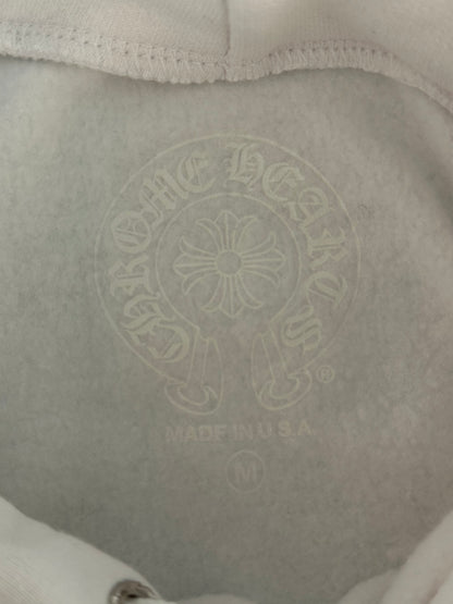 Chrome Hearts White & Black Script Logo Hoodie