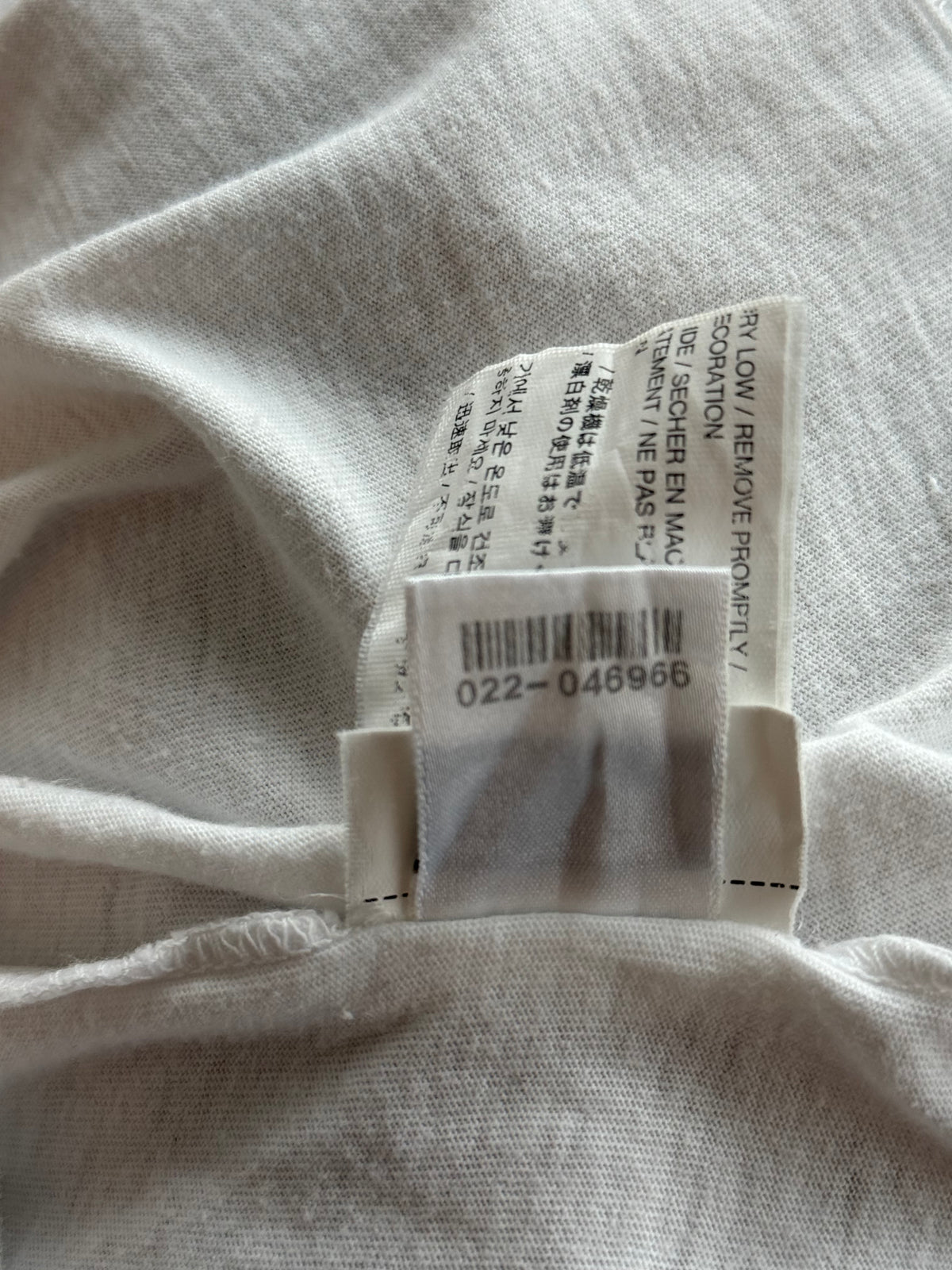 Chrome Hearts White Gradient Dagger Logo T-Shirt