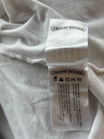 Chrome Hearts White & Black Cross Graphic T-Shirt