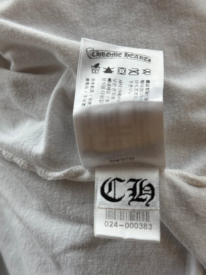 Chrome Hearts White & Black Cross Graphic T-Shirt