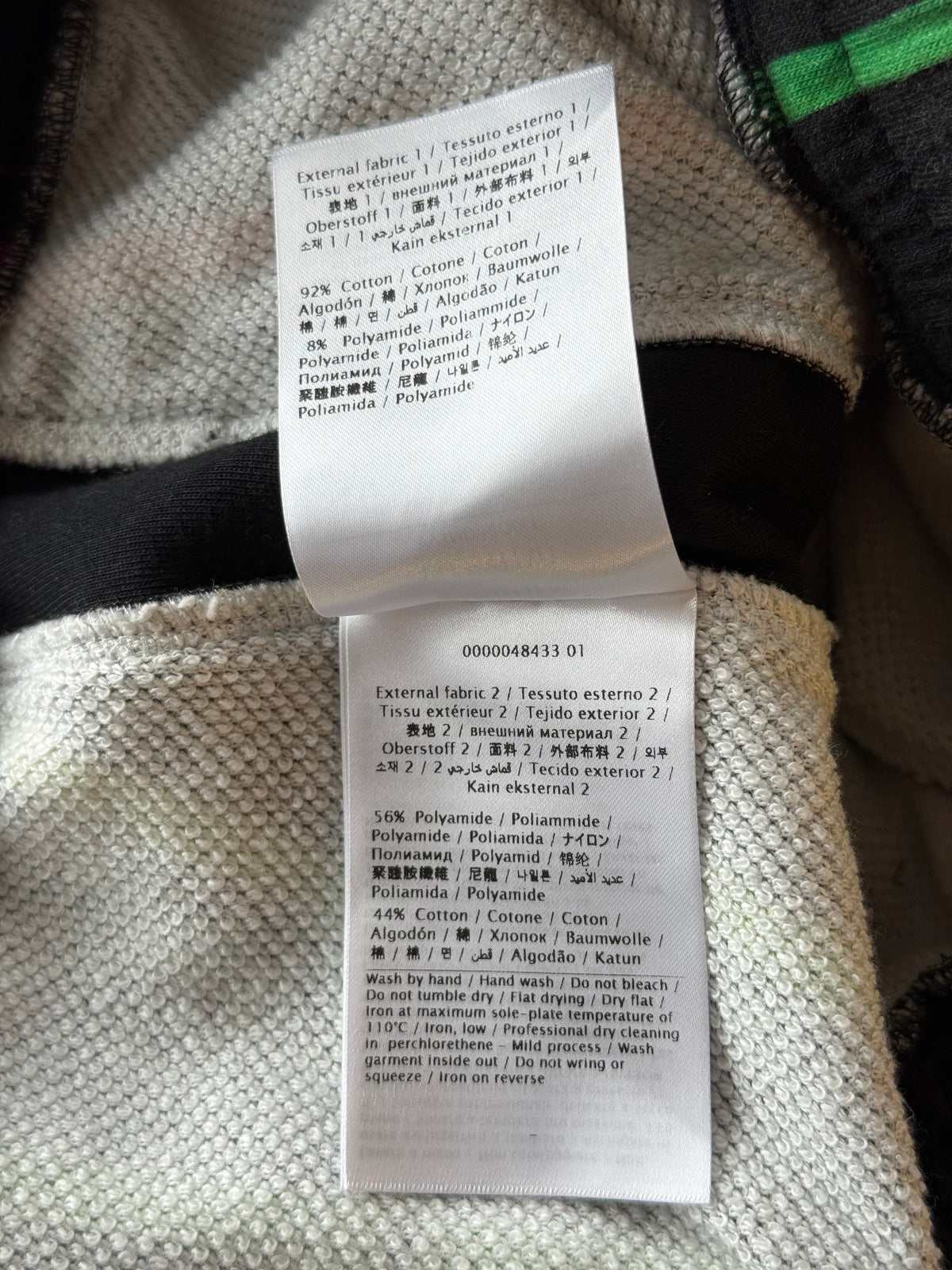 Valentino Black & Multicolor Logo Bermuda Shorts