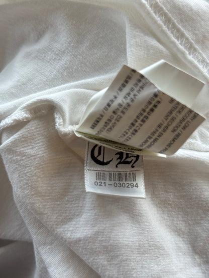 Chrome Hearts White & Black Dagger Logo T-Shirt