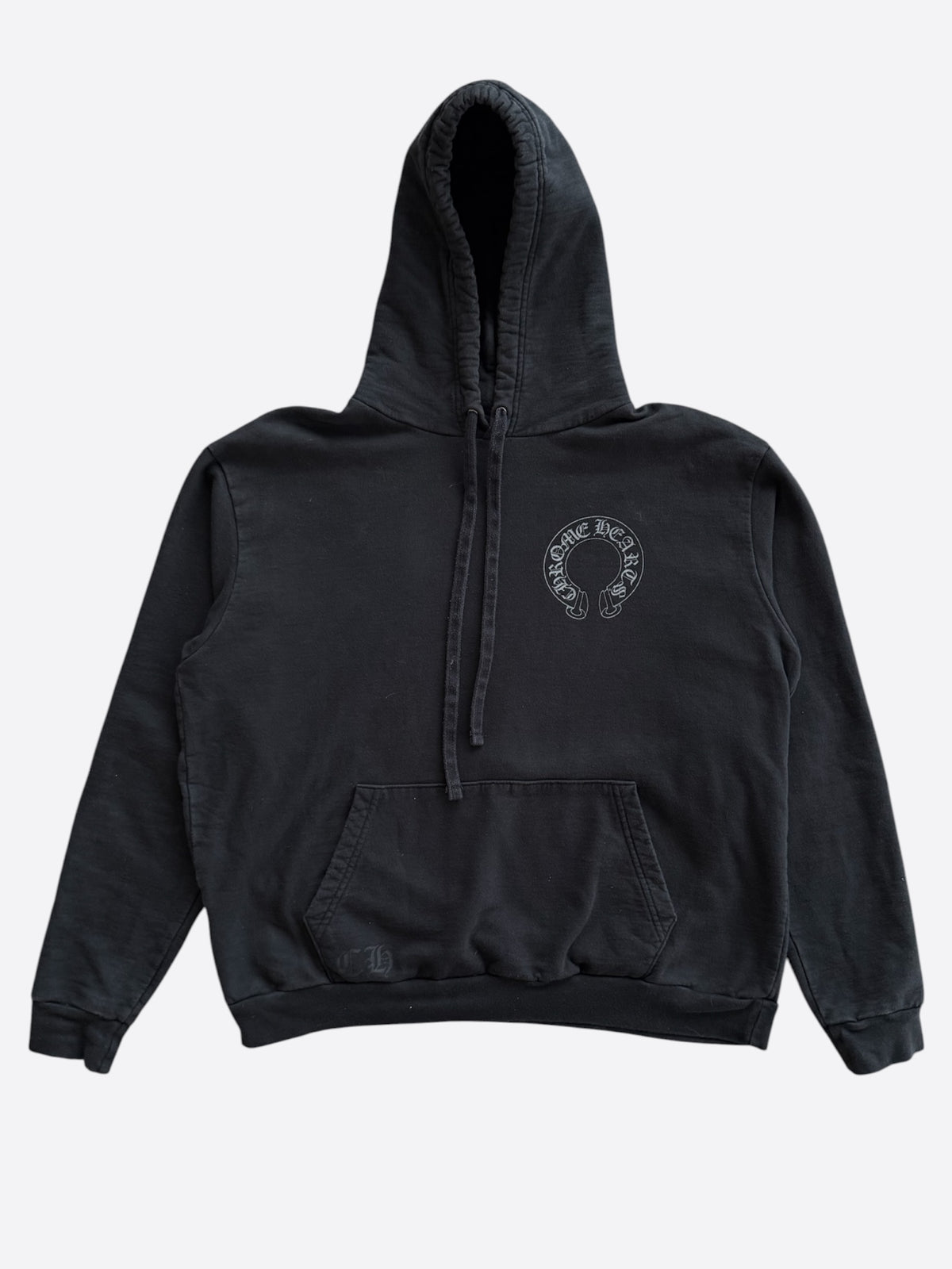 Chrome Hearts Black & Grey Friends & Family Floral Logo Hoodie