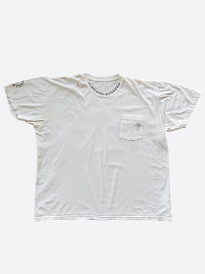 Chrome Hearts White & Black Cross Graphic T-Shirt
