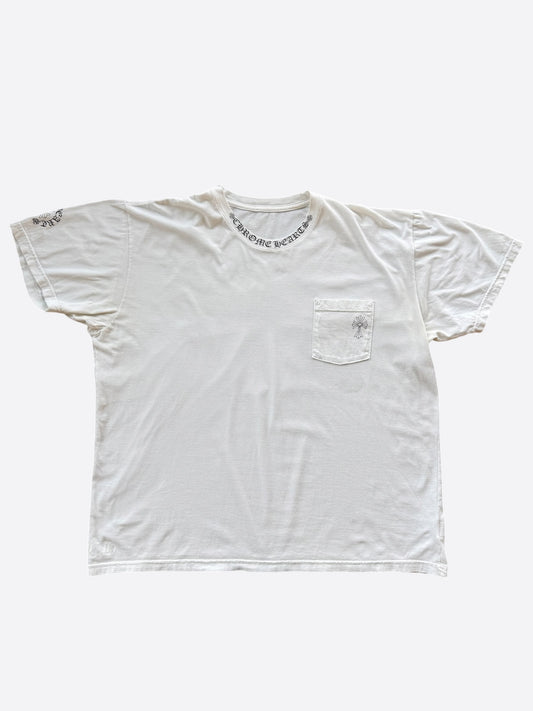 Chrome Hearts White & Black Cross Graphic T-Shirt