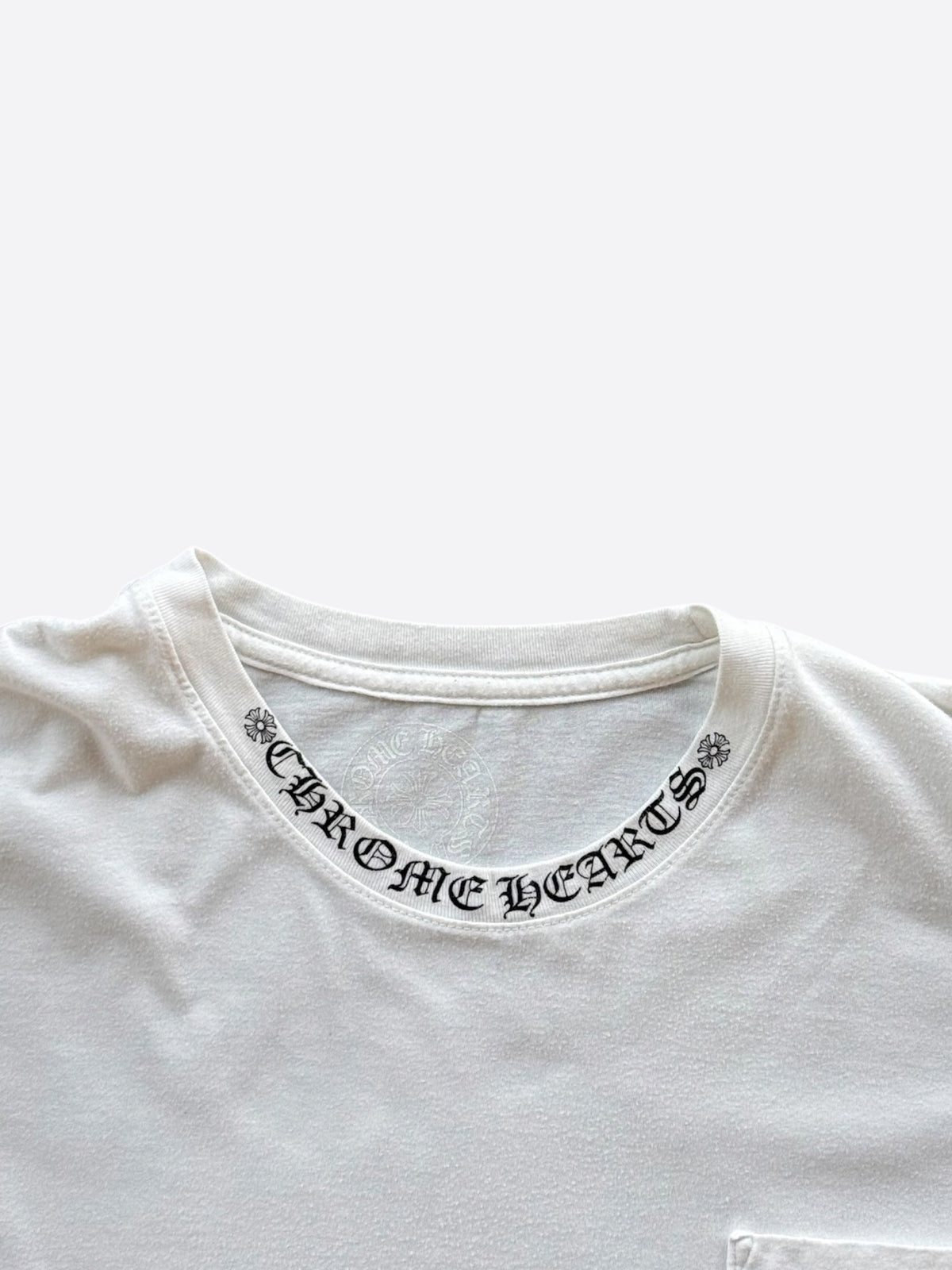Chrome Hearts White & Black Cross Graphic T-Shirt