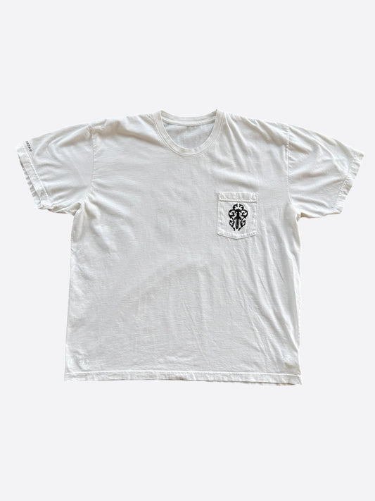 Chrome Hearts White & Black Dagger Logo T-Shirt