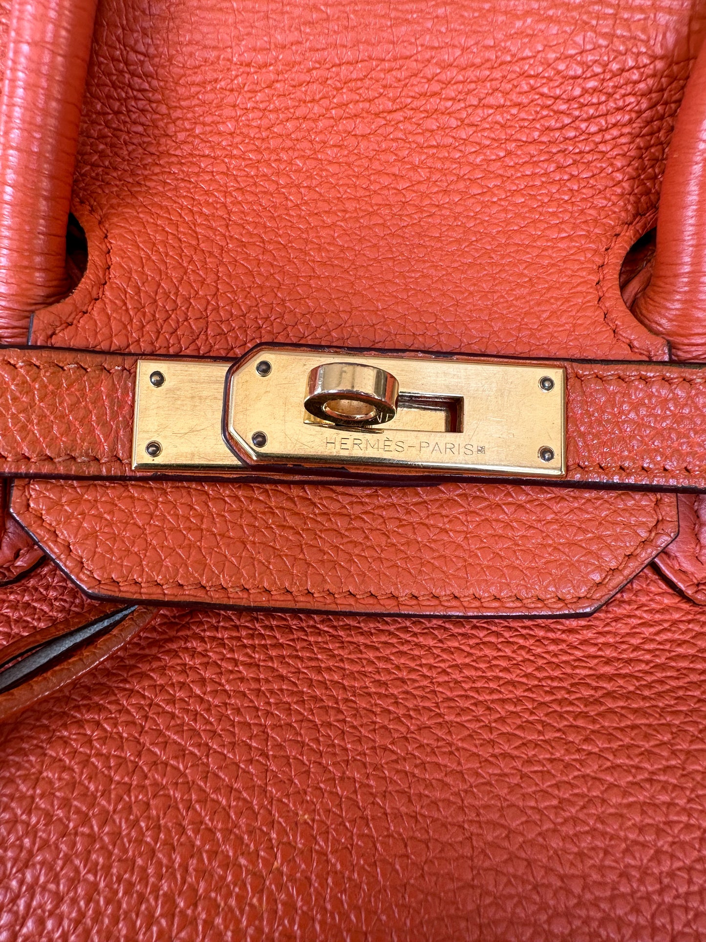 Hermès Orange Togo Birkin 30