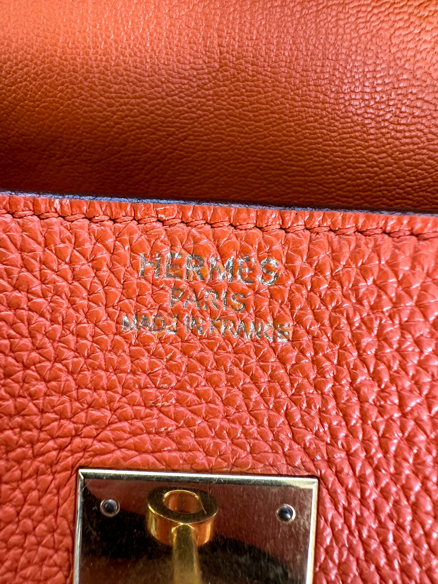 Hermés Birkin 30 Orange Togo