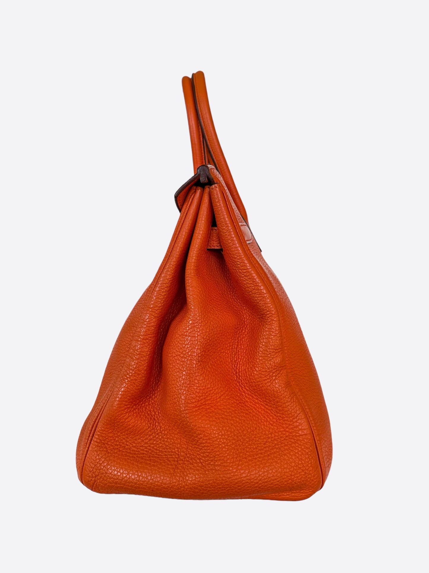Hermes Birkin Bag 35 Togo Orange Handbag
