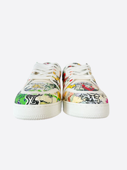 Louis Vuitton White Comic Trainers